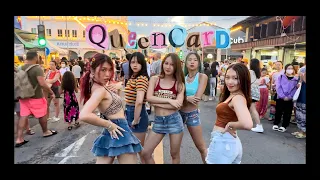 [KPOP IN PUBLIC | PHUKET] (G)-IDLE (여자)아이들 - QUEENCARD | 커버댄스 DANCE COVER | BY OOPS!!DANCE HONG KONG