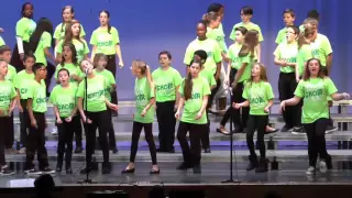 Parcells Middle School performing  Dont Worry Be Happy