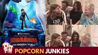 How To Train Your Dragon: The Hidden World Official Trailer Nadia Sawalha & Family Reaction & Review