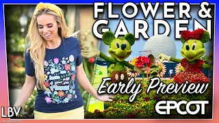 Disney World Epcot International Flower and Garden EARLY Preview 2023 | Topiaries & More