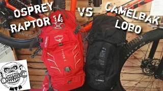 Review: Osprey raptor 14 vs Camelbak lobo