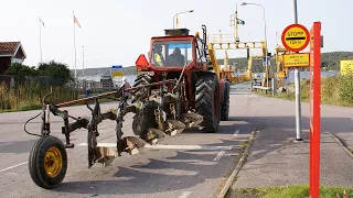 BM-Volvo gänget tog färjan till nostalgiplöjning