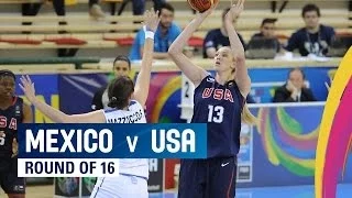 Mexico v USA - Round of 16 - 2014 FIBA U17 World Championship for women