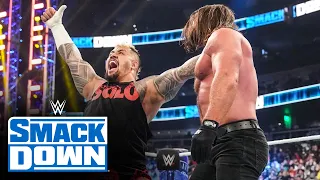 Solo Sikoa hits Samoan Spikes on LA Knight and AJ Styles: SmackDown highlights, Jan. 19, 2024