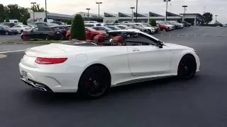 2017 Mercedes-Benz S63 AMG Cabriolet First Look!