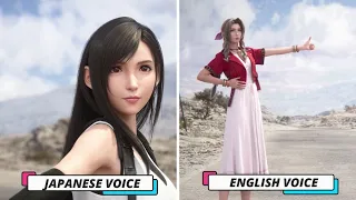 Tifa Teaches Aerith Become a Pick Up Girl In Japanese and English Voice FF7 Remake NEW ENDING