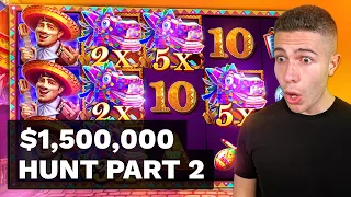 $1500000 BONUS HUNT OPENING - Part 2 🎰 176 Slot Bonuses - Extra Juicy, Hot Fiesta & Legacy of Dead