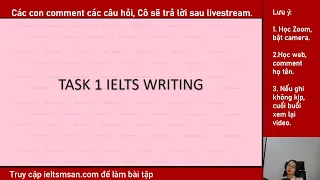Dạng bài so sánh của IELTS Writing Task 1 | IELTS Ms An
