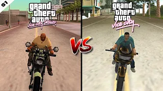GTA Vice City Stories vs GTA Vice City | Animation and other details comparison!