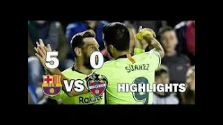 Levante vs Barcelona 0-5 Highlights & All Goals HD  (16/12/2018)