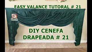 COMO HACER  UNA CENEFA /EASY VALANCE TUTORAL / Vecch