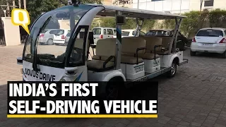 A Ride in India's First Self-Driving Vehicle, the Novus-Drive