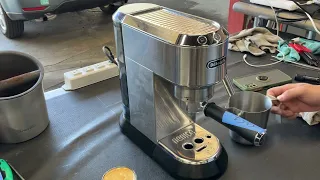 No coffee coming out of machine - SOLVED (Descale and Cleaning) - Delonghi Dedica - 5357 test