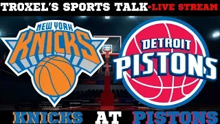 New York Knicks VS Detroit Pistons Game Audio/Score Only