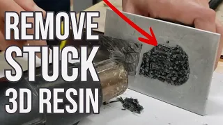 How To Remove Cured Resin Stuck On 3D Printer Build Plate