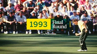 1993 Masters Tournament Final Round Broadcast