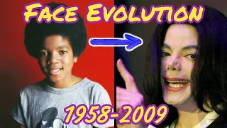 🎤🧑🏾‍🦱 Michael Jackson - Face Evolution (1958-2009) ★ Transformation Timeline 0-50 Years 🧔🏻