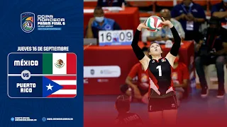 México vs Pto. Rico, Copa Norceca Panam Final 6. 16-9-21.