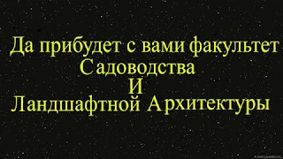 "Я люблю Тимирязевку за..."  Версия студентов факультета садоводства и ландшафтной архитектуры