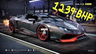 Need for Speed Heat - 1239 BHP Lamborghini Huracan Spyder 2018 - Tuning & Customization Car HD