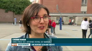 La réforme des rythmes scolaires : Journal RTL-TVI du 29 août 2022
