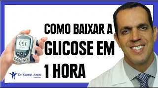 GLICOSE DE 280 A 120 EM MENOS DE UMA HORA USANDO A CANELA | Dr. Gabriel Azzini