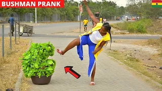 😂😂😂Look What She Did! Bushman Prank.