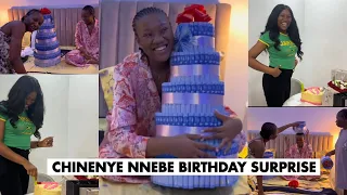 See How Chinenye Nnebe Birthday Surprise From Sonia Uche, Her Man & Uche Nancy Made.. #chinenyennebe
