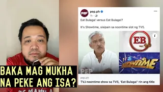 Eat Bulaga rin ang name ng noontime show ng TVJ sa TV5 ayon kay Tito Sotto! Demandahan tuloy nito?