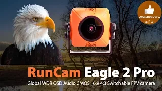 ✔ Топовая FPV Камера RunCam Eagle 2 Pro - Global WDR OSD Audio 800TVL! Banggood.com!