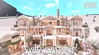 Winter Wonderland Family Mansion | Bloxburg Build