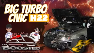 600hp BIG TURBO CIVIC H22 | Cars And Accesories BOOSTED