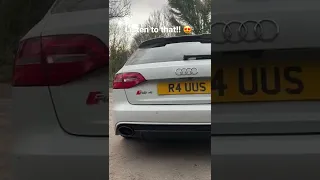 This Audi B8 RS4 Sounds Amazing!! #v8 #audi #audirs4avant #shorts #supercars