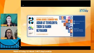 Math 4  - Friday Q2 Week 2 #ETUlayLevelUp #Quarter2