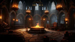 Witcher Hall - Medieval Fireside Music and Ambience for For Sleep, Relaxation, Study, Focus