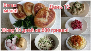 Живу 14 дней на 600 гривен! Веган меню! День 12