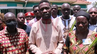 NUP leader Kyagulanyi pays his last respects to Jacob Oulanyah