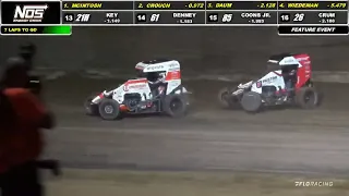 HIGHLIGHTS: USAC NOS Energy Drink National Midgets | Sweet Springs Motorsports Complex | Sep 9, 2022