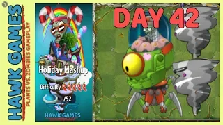 Plants vs Zombies 2 Holiday Mashup World Day 42 Hard (BOSS II)