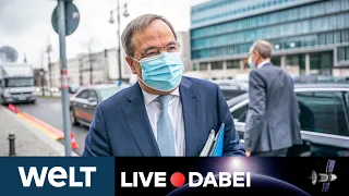 WELT LIVE DABEI: Briefing des CDU-Vorsitzenden Armin Laschet zu den Ergebnissen der Landtagswahlen