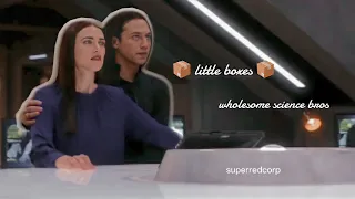 lena&brainy being wholesome science bros