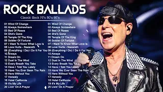 17Scorpions, Aerosmith, Bon Jovi, U2, Ledzeppelin 🔥 Best Slow Rock Ballads 80s, 90s