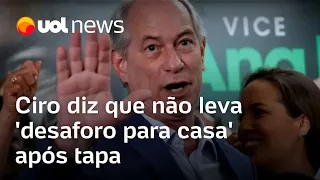Ciro Gomes diz que não leva 'desaforo para casa' após dar tapa em homem no Ceará