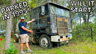 ABANDONED Semi Truck, Will It Start?