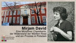 Mirjam David | Hybrider Vortrag: Angela Bottin und Gespräch | Stiftung Lindenstraße Potsdam