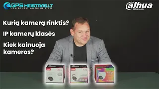 Kokie kamerų skirtumai? Ką lemia IP kameros klasė. Dahua IP kameros