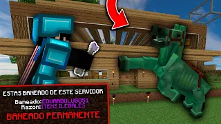 ME BANEARON de MI SERVIDOR por ITEMS ILEGALES en Minecraft HCF 🚫 ⚠