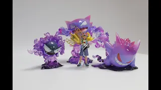 【MG】 Unboxing Gastly, Haunter, Gengar Pokemon Scale world 고오스, 고우스트, 팬텀  포켓몬 스케일월드 리뷰