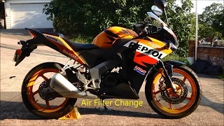 DIY: Honda 2012 CBR 125R K&N Air Filter Change