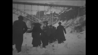 Crossing Ice Bridge at Niagara Falls Live Performance